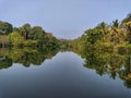 BankÃ¢â¬â¢s of river Periyar at bhoothathankettu, kerala.